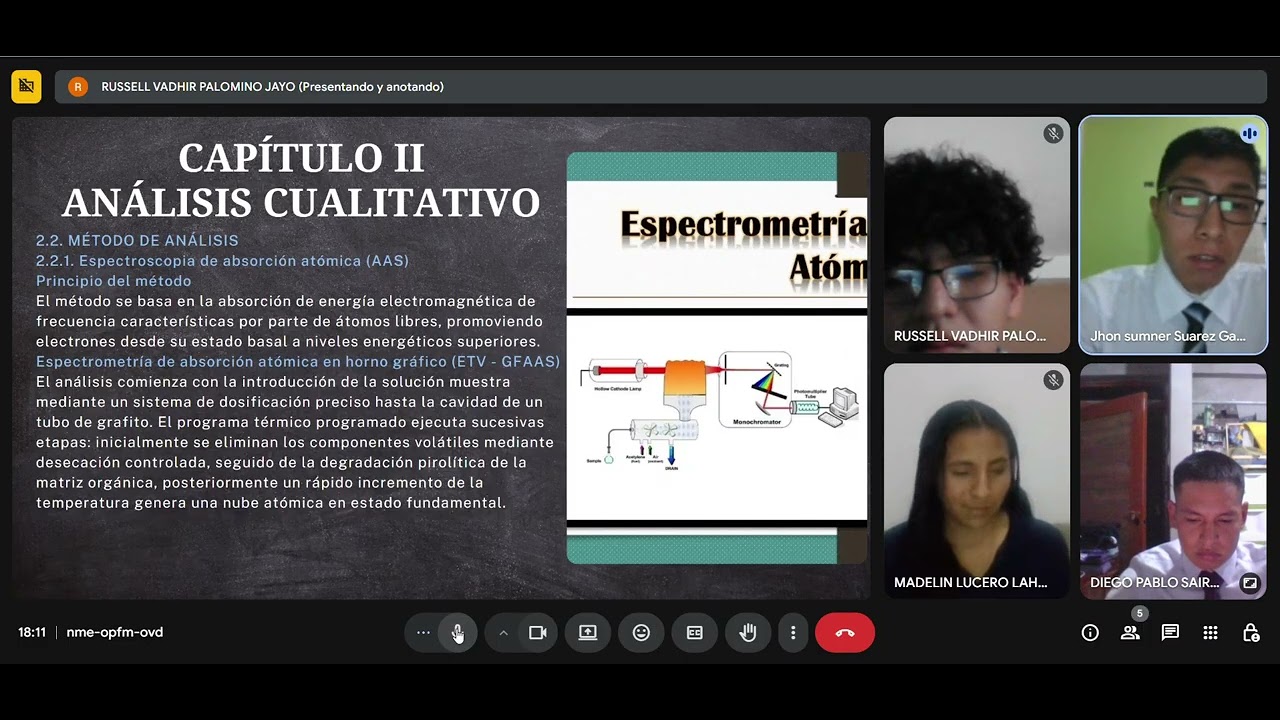 Estudio del plomo en el agua potable de Ayacucho (Química Analítica I)