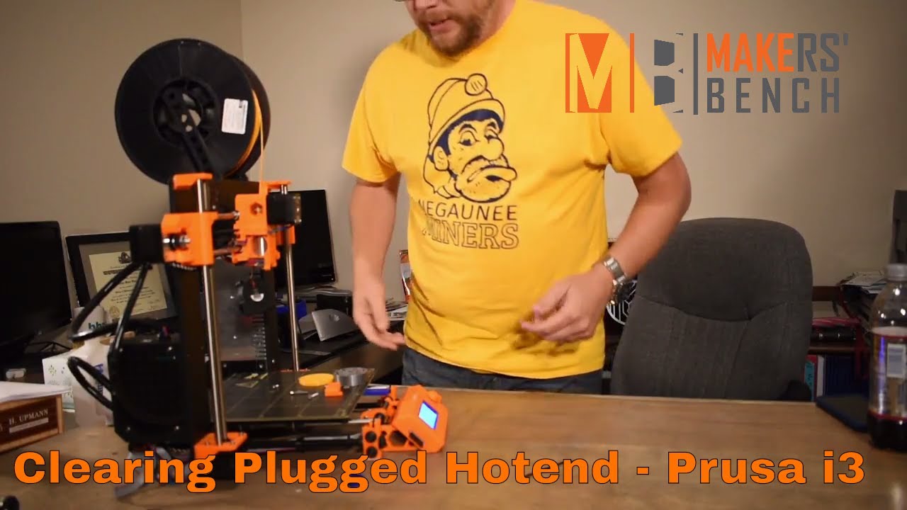 Clearing Plugged Hot End   Prusa i3