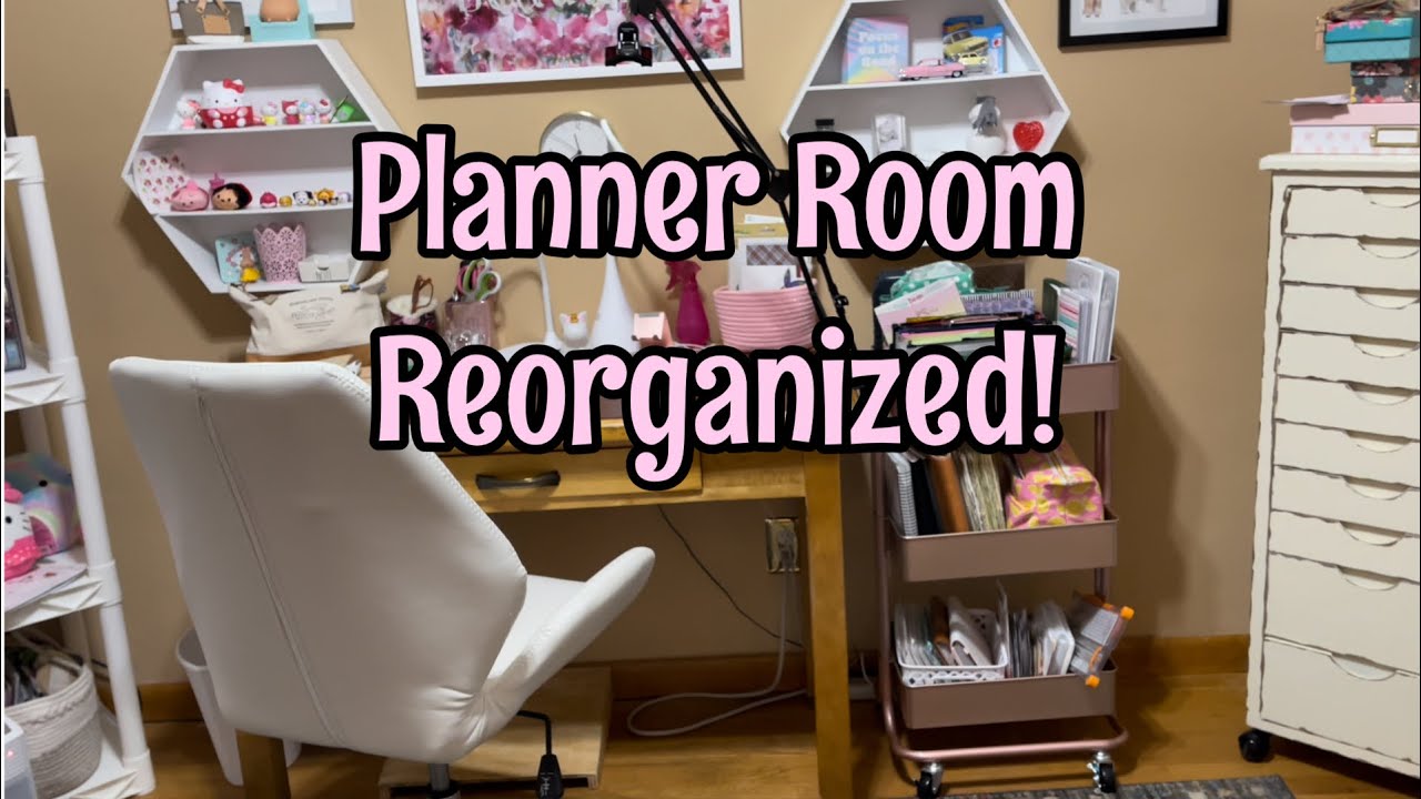 My Reorganized Planner Room