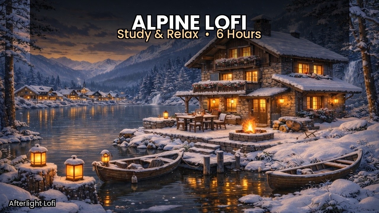 6 Hours Lofi Hip Hop to Study & Sleep |Alpine House