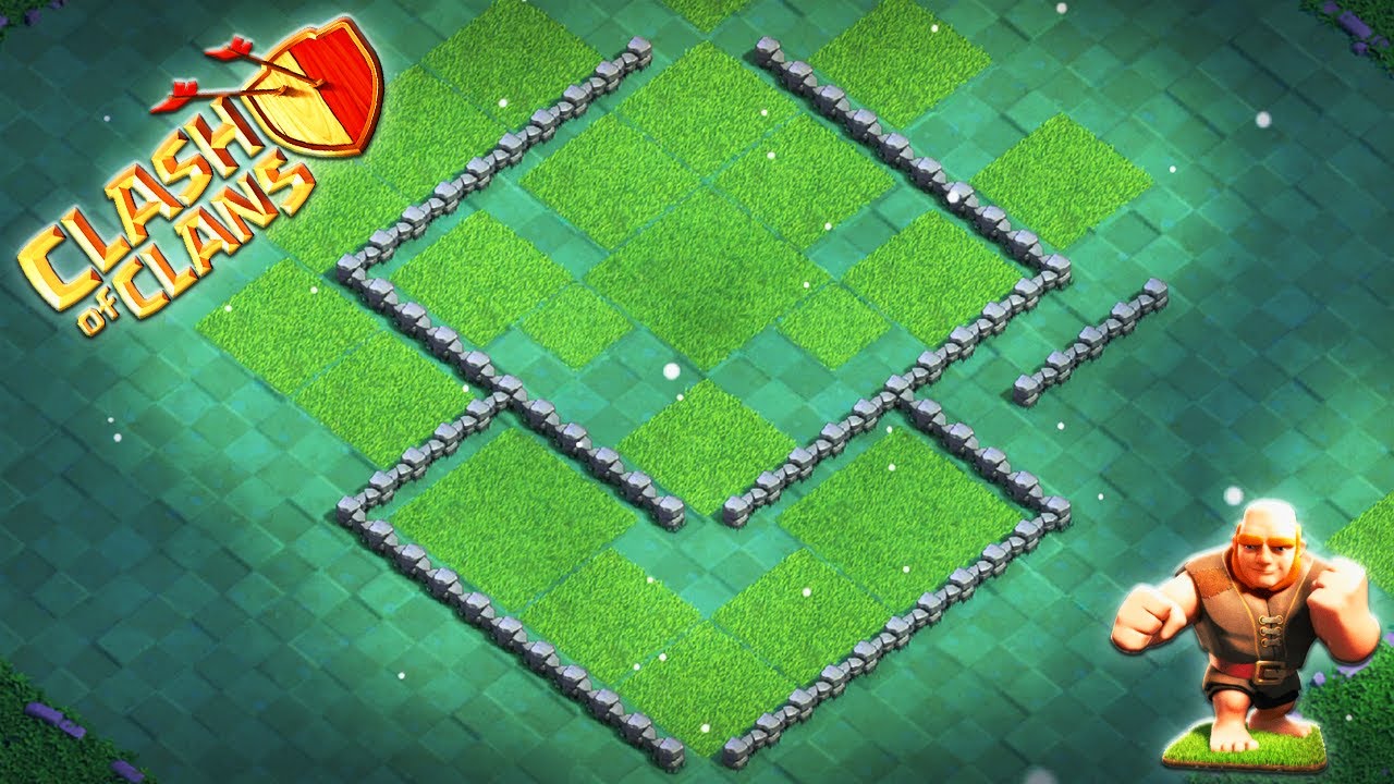 Top Builder Hall 4 Anti 2 Stars Unbeatable Base Tutorial with Link