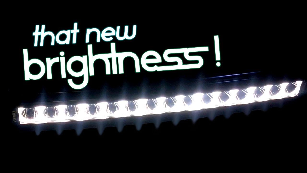 Vision X SHOCKER & XPL Curved light bar - Unboxing and Night Demo
