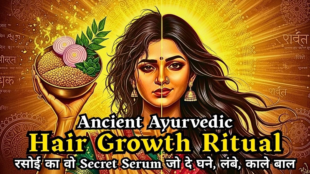 Ancient Indian Hair Growth Ritual | मेथी प्याज़ का Tonic जो Follicles को जगाए