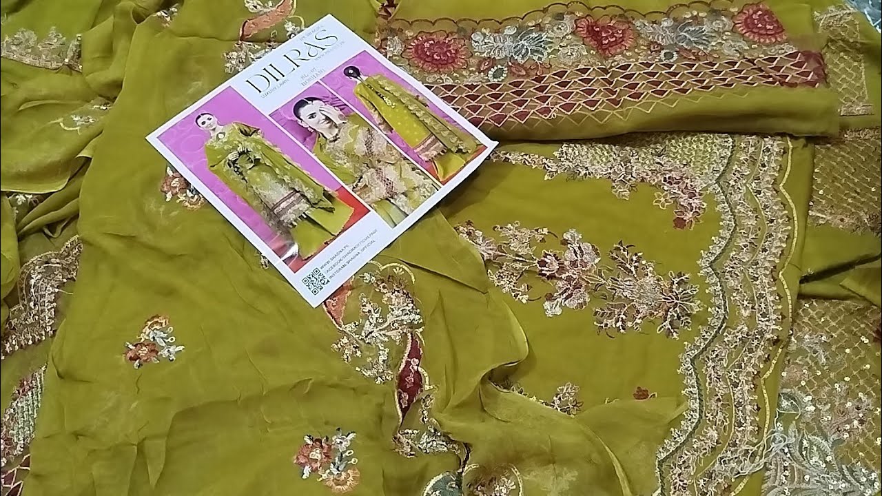 EID LUXURY COLLECTION✨😍HEAVY EMBROIDERED LAWN WITH EMBROIDERED CHIFFON DUPATA💞 DONT MISS IT🫠