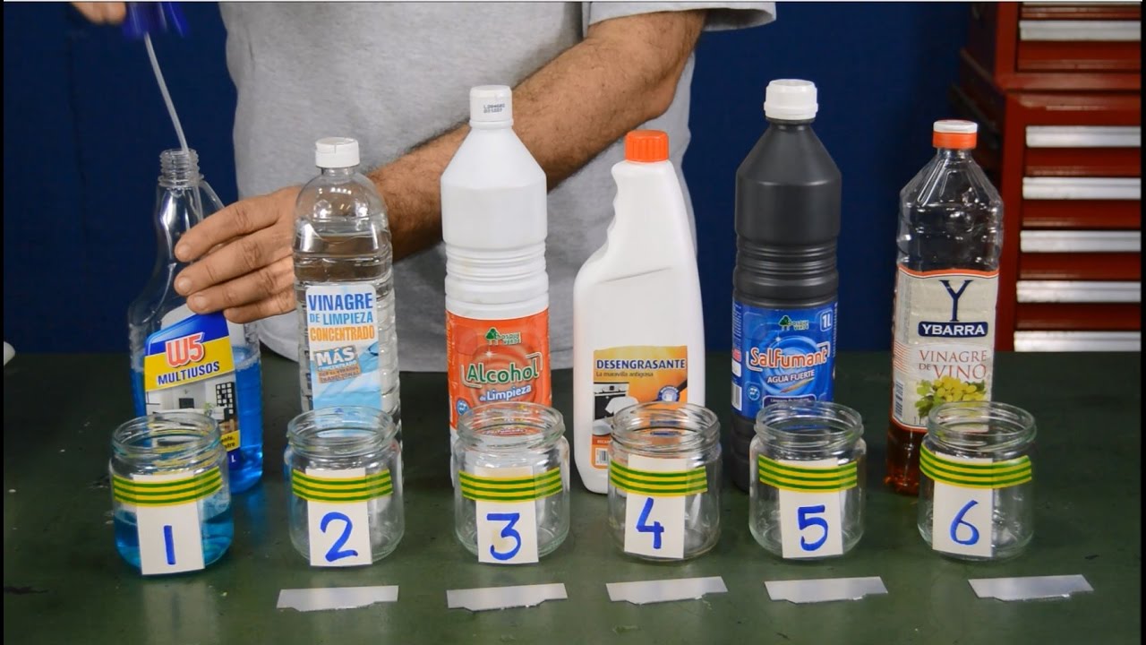 ¿Qué liquidos estropean el aluminio...?