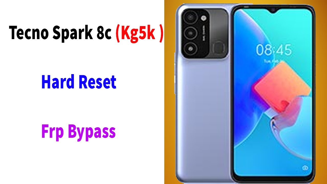 Tecno Spark 8c(Kg5k) Hard Reset/Remove Frp/Pin Unlock/Remove Google Accounte 2023 100% Working
