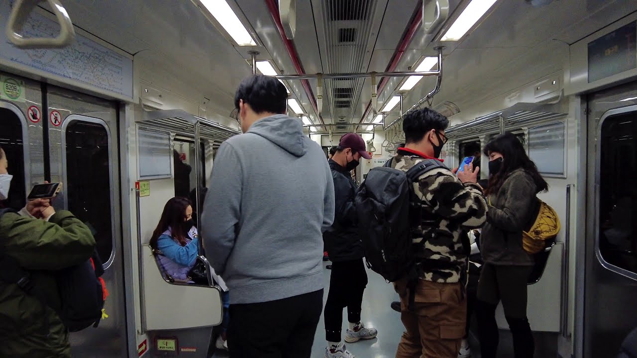 [4K] 서울 지하철  5호선 천호 역에서 8호선 환승 Seoul Metro Line No. 5 transfer to No.8 at Cheonho ソウル 地下鉄 2号線 乗り換え