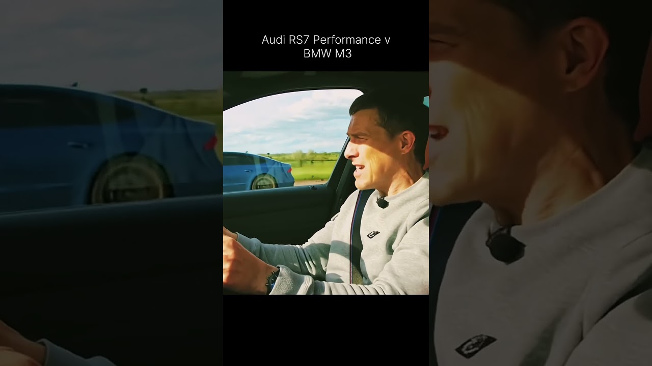 Audi RS7 Performance x BMW M3: DRAG RACE #shorts