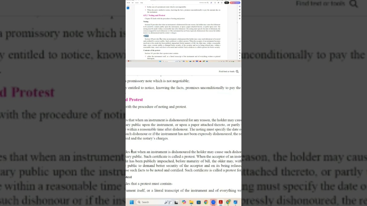 Noting vs Protest #cmainterlaw #cmainter #cmainter #motivation #commercestudents #exam #icmai