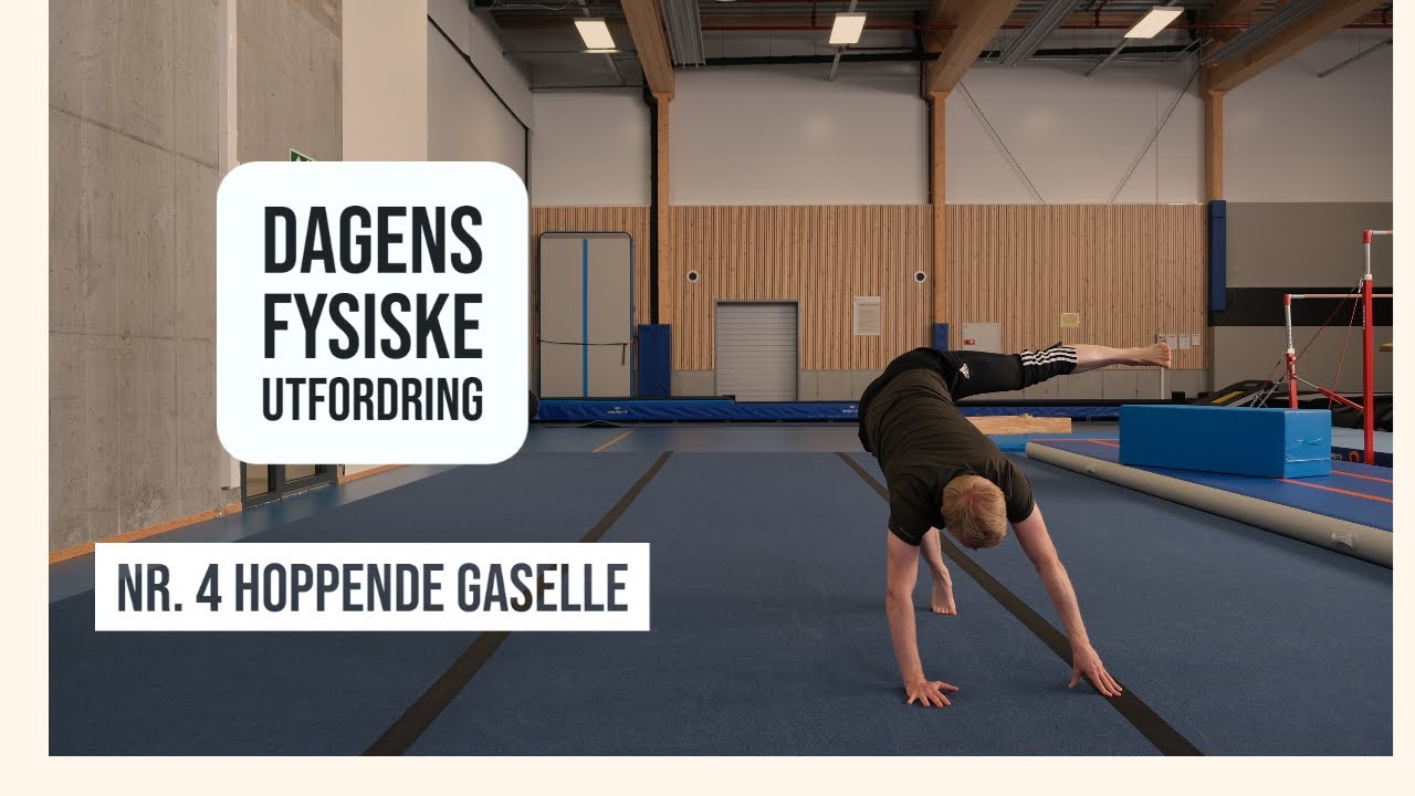 Dagens fysiske utfordring 4 - Hoppende gaselle