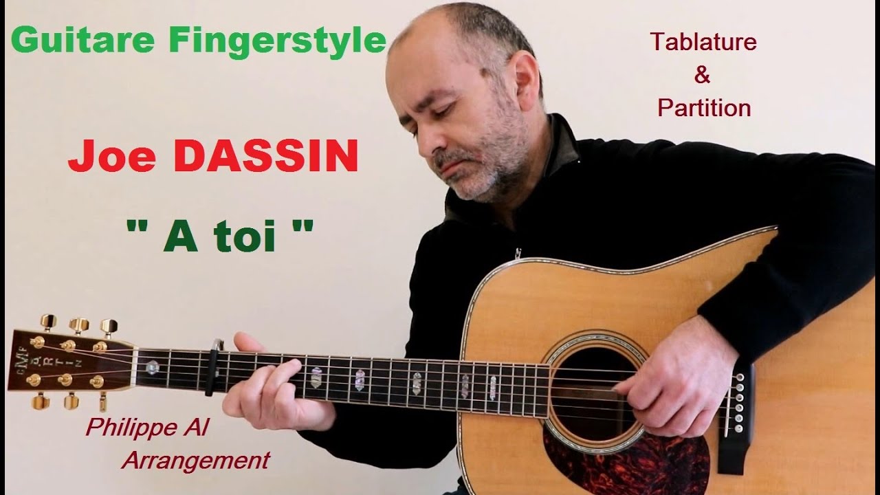Joe Dassin - A toi - Guitare Fingerstyle