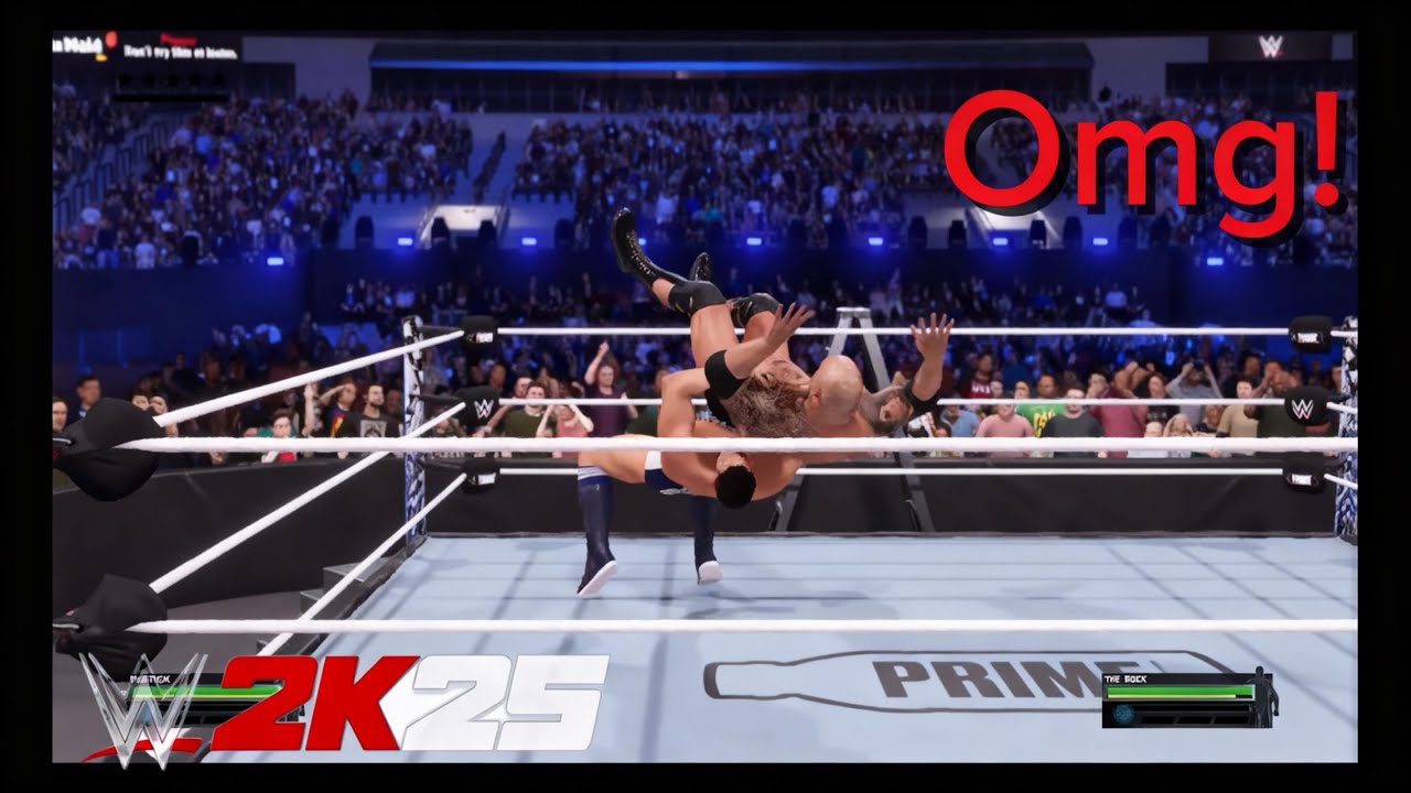WWE 2K25 - Gunther vs The Rock - Heavyweight Championship TLC (Match} 