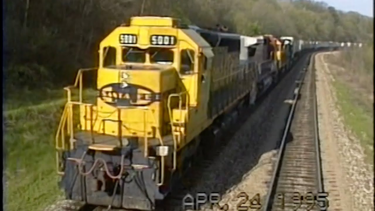 1995_04_24 AMTK Southwest Chief on ATSF KC to Galesburg Rear View Ride