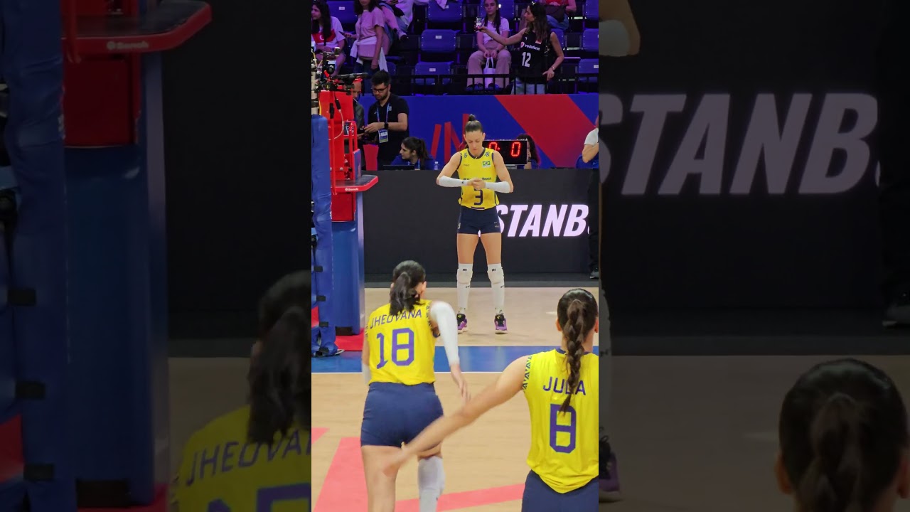 Macris Carneiro Workout - Brazil Women's Volleyball Team #vnl2025 #istanbul #brasil  #voleibol