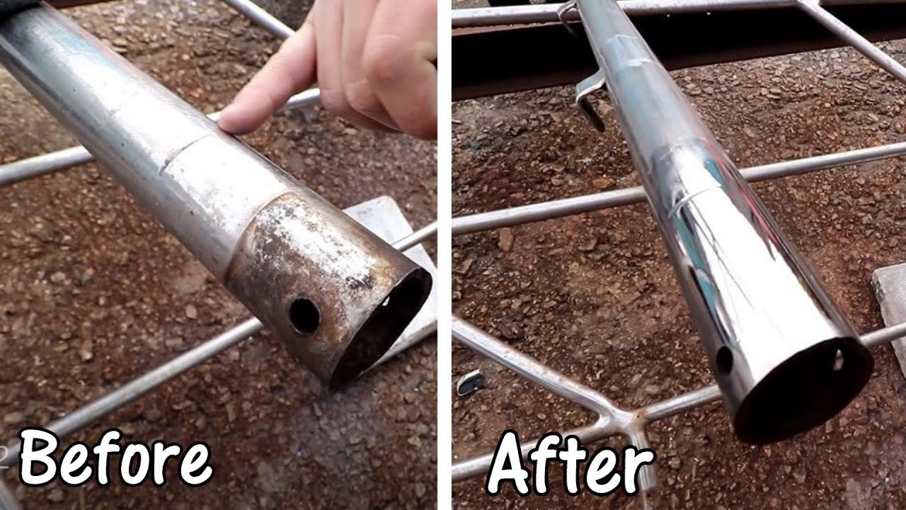 КАК: Отполировать нержавеющую сталь! (ЛУЧШИЕ РЕЗУЛЬТАТЫ)