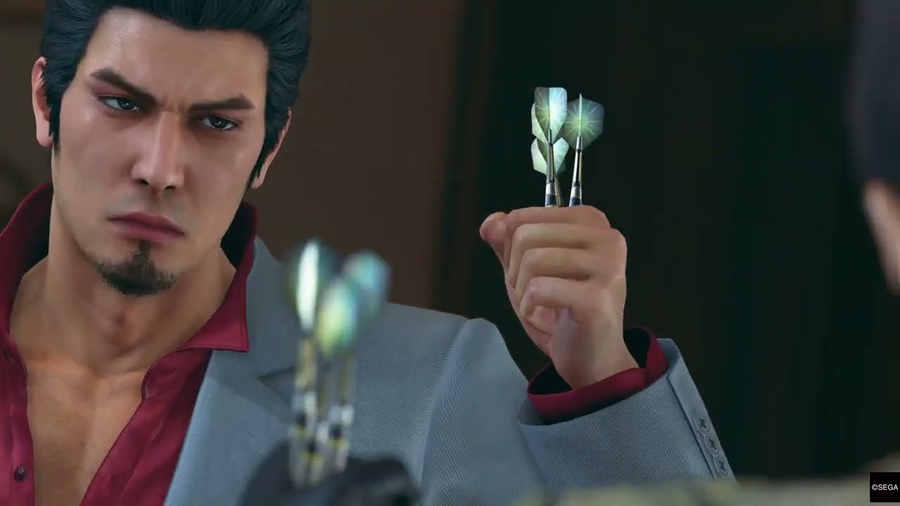 Kiryu VS Majima in Darts - Yakuza Kiwami 3 & Dark Ties