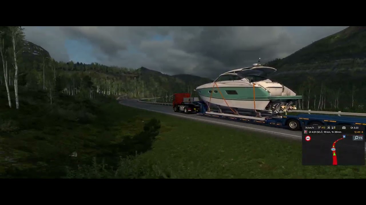 Euro Truck Simulator 2 | luxury boat transportation