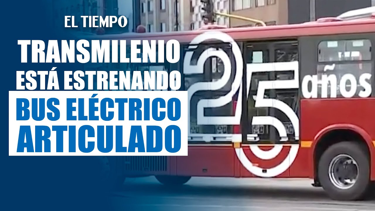 Transmilenio presentó el primer bus eléctrico articulado: tiene wifi y puertos USB | EL TIEMPO