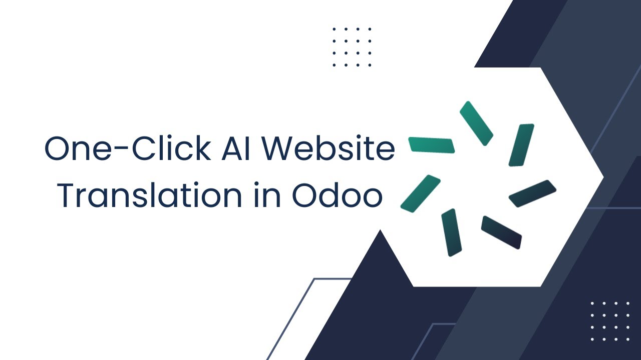 How to Translate Your Website in Odoo 19 using AI