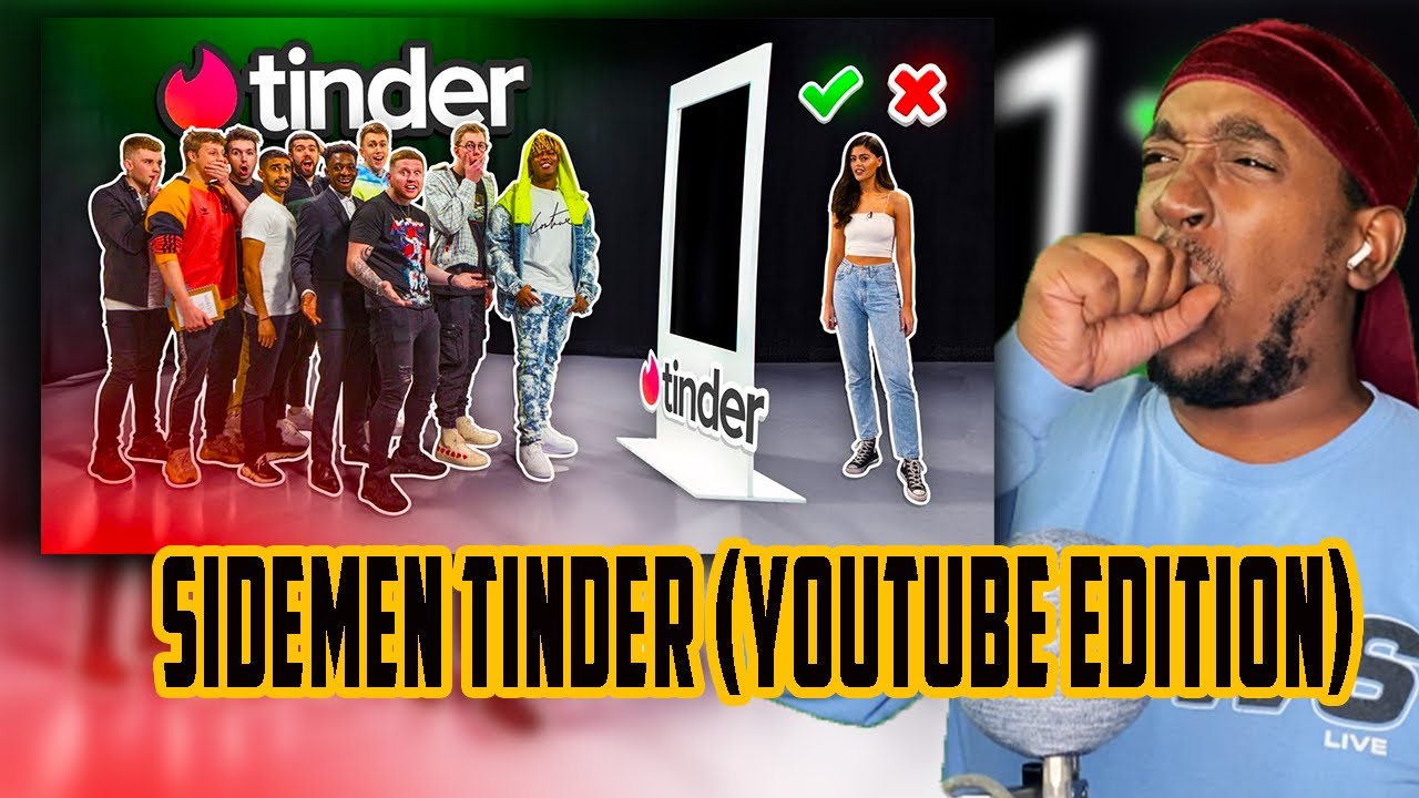 AMERICAN REACTS TO SIDEMEN TINDER IN REAL LIFE (YOUTUBE EDITION)