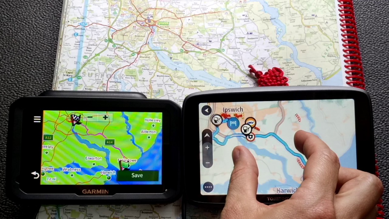 Garmin Dezl 570 vs Tomtom Go 6250 FAIL or NOT Avoid Bridge test Truck Coach satnav