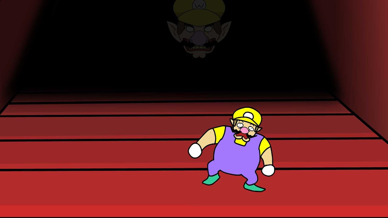 Wario dies from his own appirition.mp4