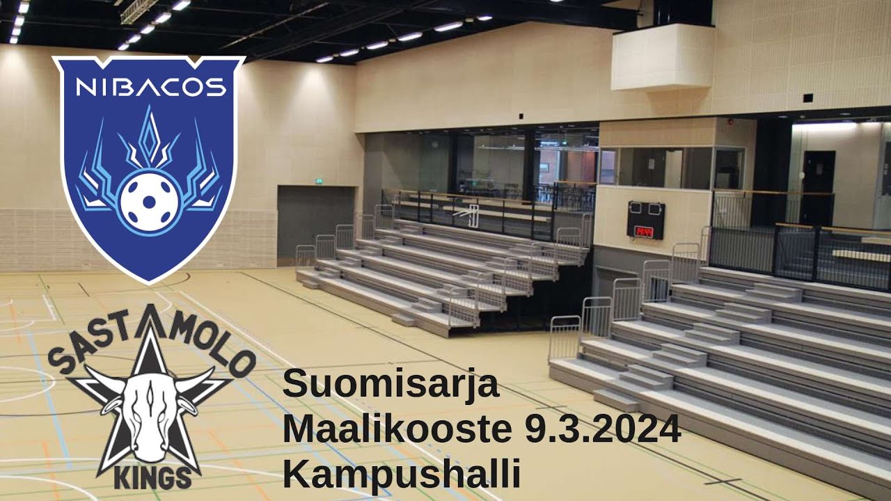 Suomisarja Nibacos - Sastamolo 9.3.2024 maalikooste