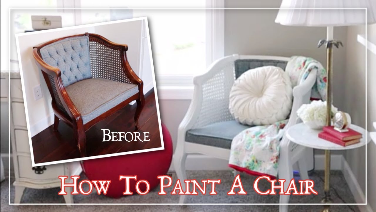 How To Paint A Caned Chair  ||  DIY Cane Chair Tips  ||  Furniture Makeover