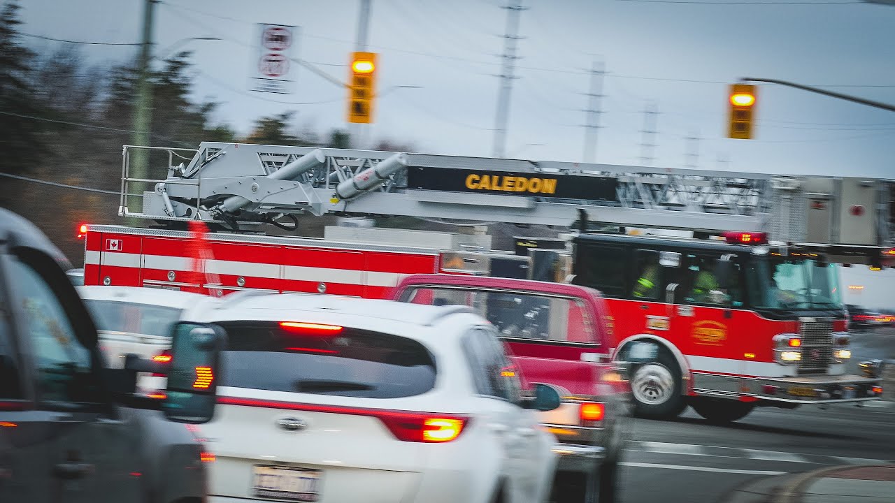 (Confirmed Structure Fire) Caledon Fire Structure Fire Response