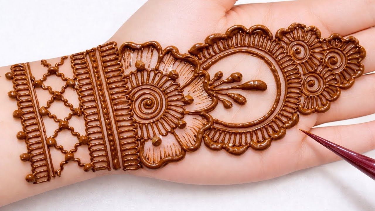 Simple & Arabic Mehndi Design| Easy Front Hand Mehndi Design | New Mehndi Design