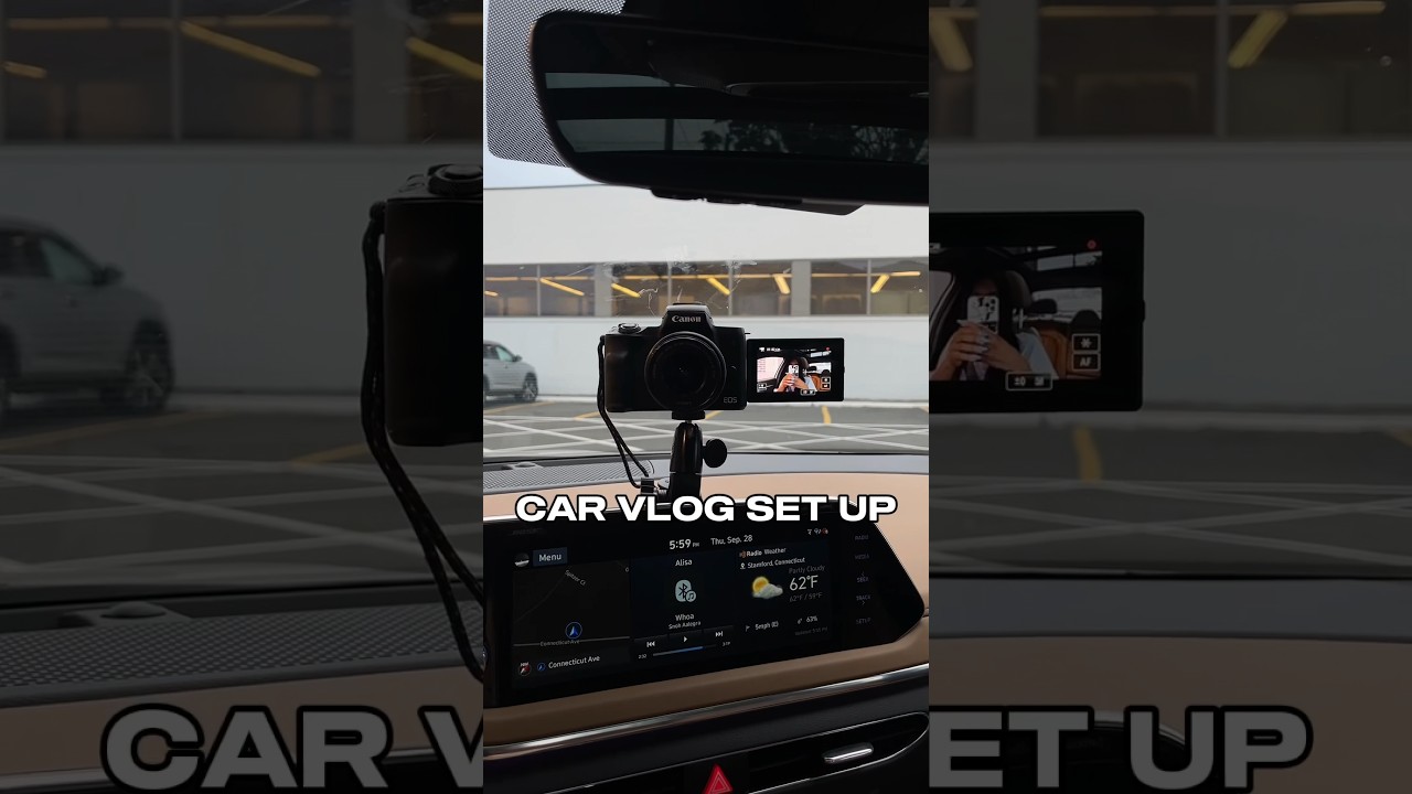 Car Tripod Vlog SetUp