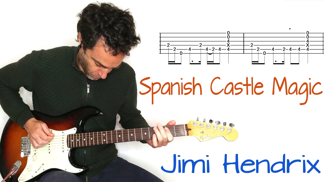 Jimi Hendrix - Spanish Castle Magic - Guitar lesson / tutorial / cover with tab