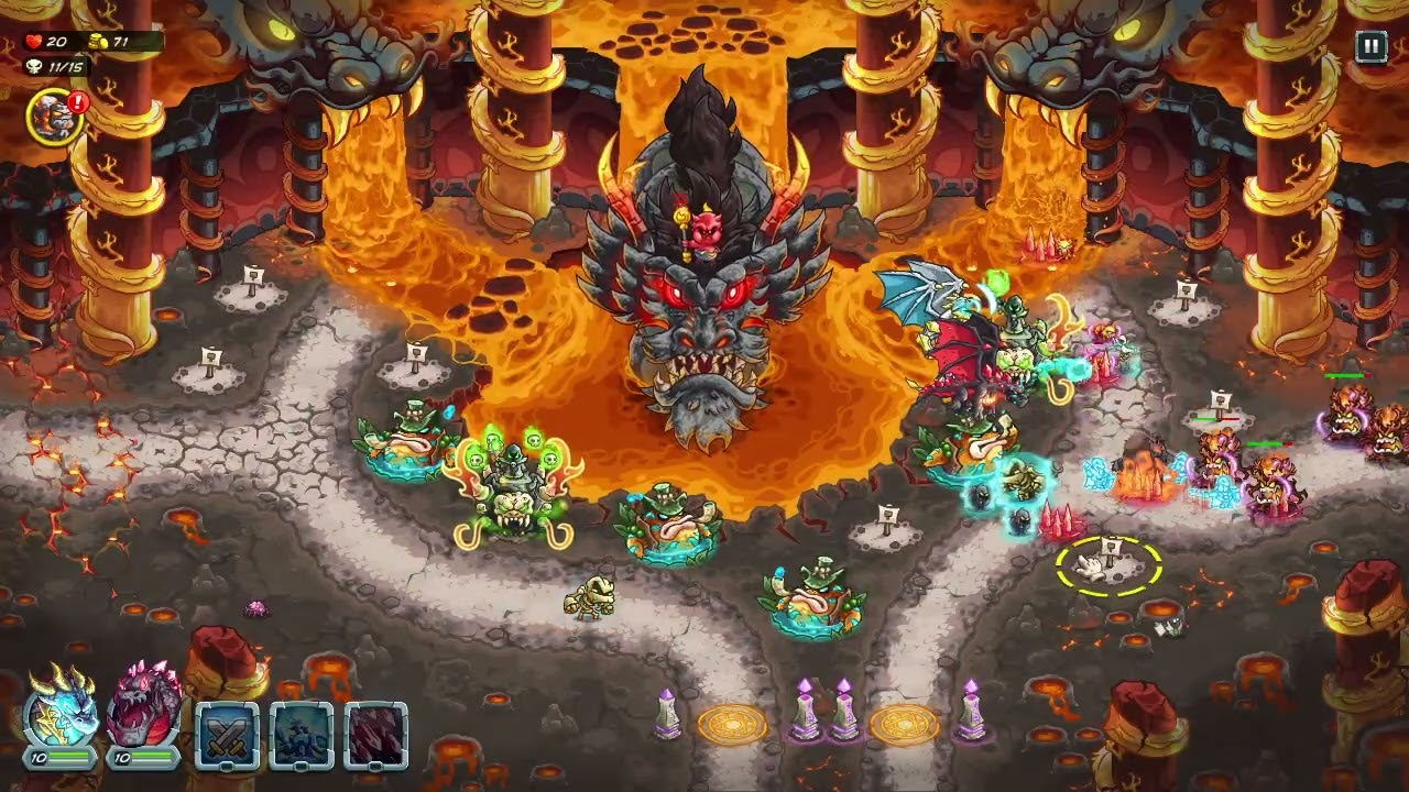 Kingdom Rush Alliance detonado parte 32 Fire Dragon Cave