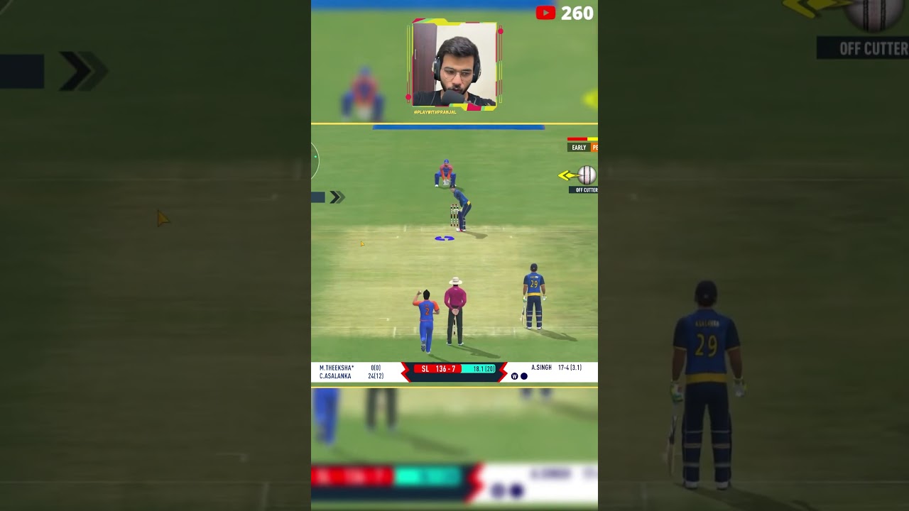 INSANE Arshdeep Singh Bowling *29/7* 🤯 || #gaming #realcricket24