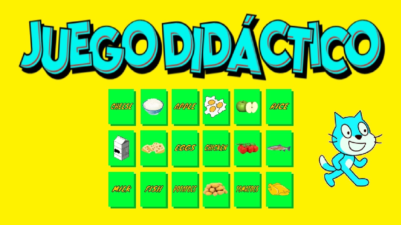 Juego de Parejas de Memoria o Memorama con Scratch