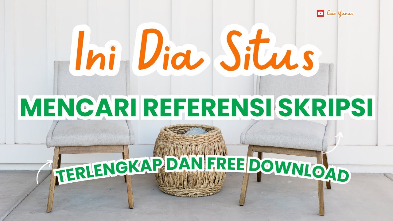 Situs Untuk Mencari Referensi Skripsi || Eps. 33