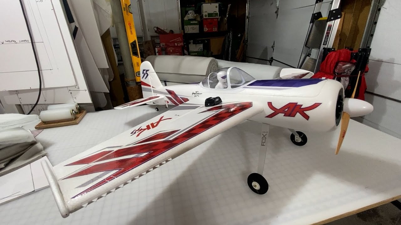 Flex Innovations Yak 55 10E Maiden Day