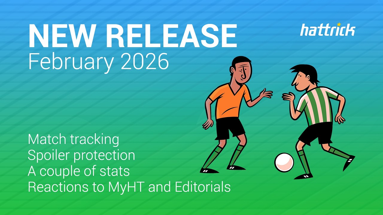 New release: Match tracking, spoiler protection and more (Febrary 2026)