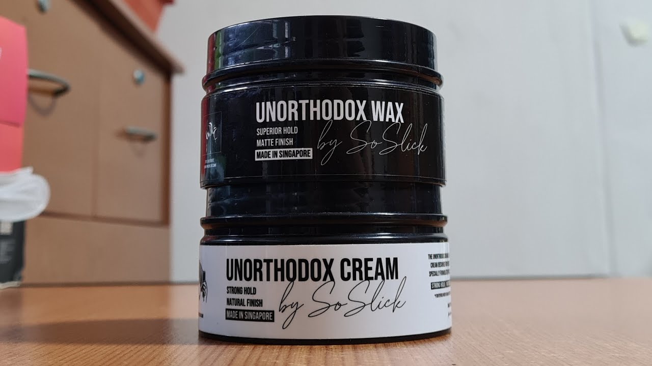Product Revisit: SoSlick Pomade Unorthodox Wax & Unorthodox Cream