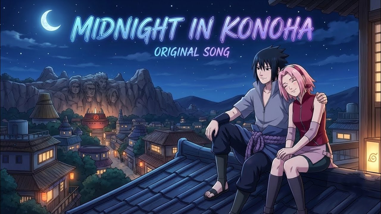 Midnight in Konoha 🌙 | Sasuke & Sakura Lo-Fi | Sweet Dream Original Song