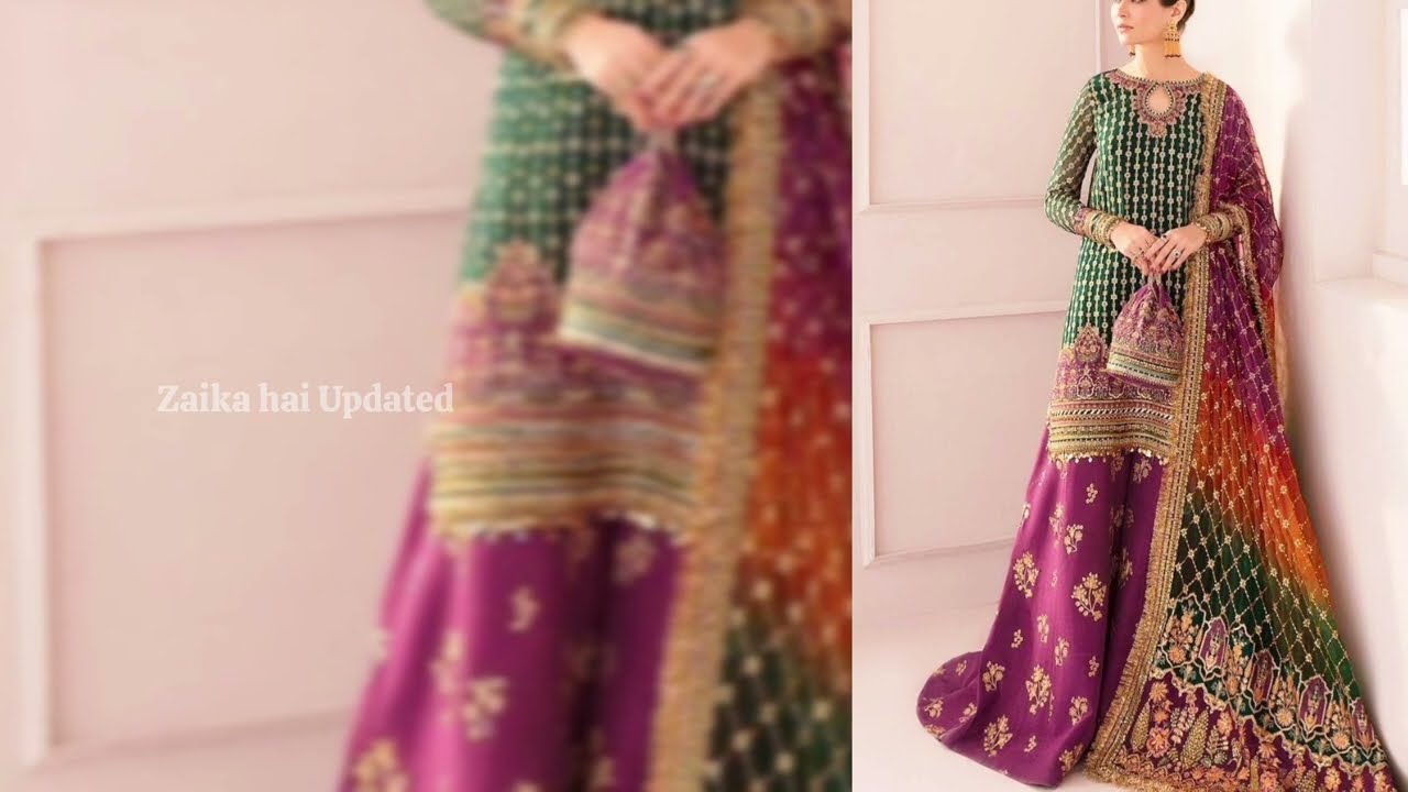 Stylish Pakistani dress designs ideas2026| Bridalwedding dress designs|Zaika hai Updated