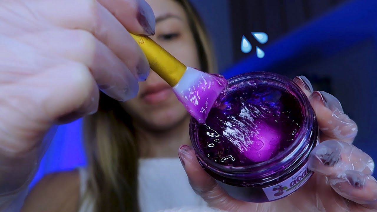 ASMR - LIMPEZA DE PELE quase PROFISSIONAL 💦 sons reais que vai relaxar