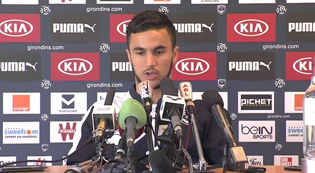 Conférence - Adam Ounas avant Monaco-Bordeaux