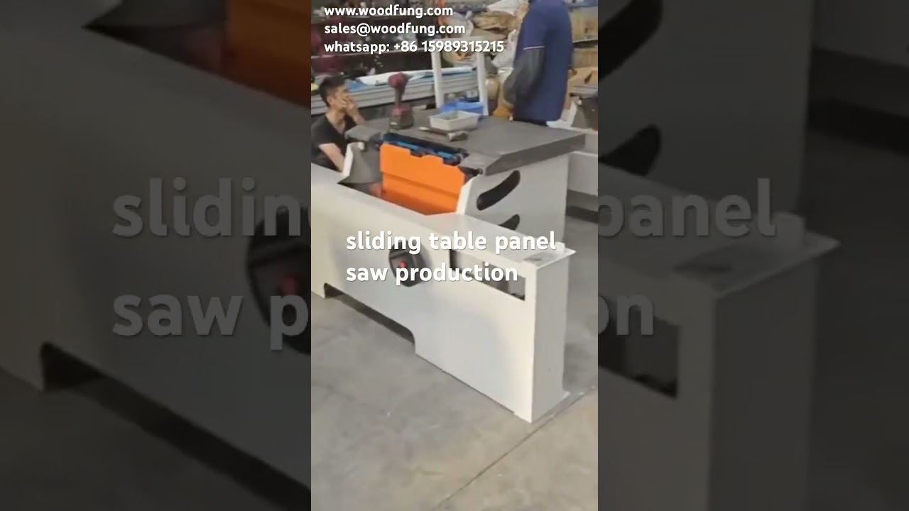 woodfung woodworking machines sliding table panel saw production