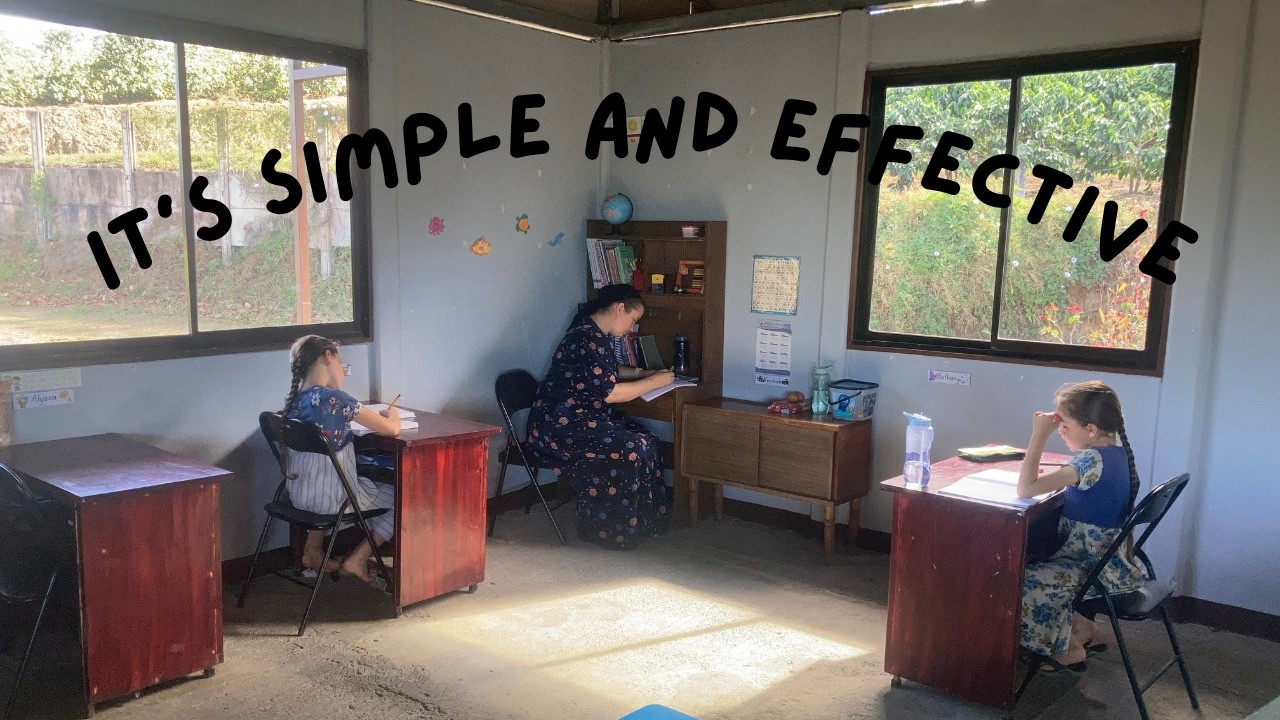 How I set up my homeschool teacher space