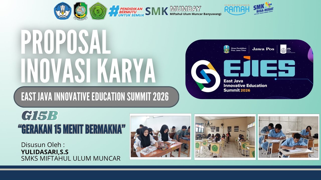 Inovasi G15B (Gerakan 15 Menit Bermakna) 📚