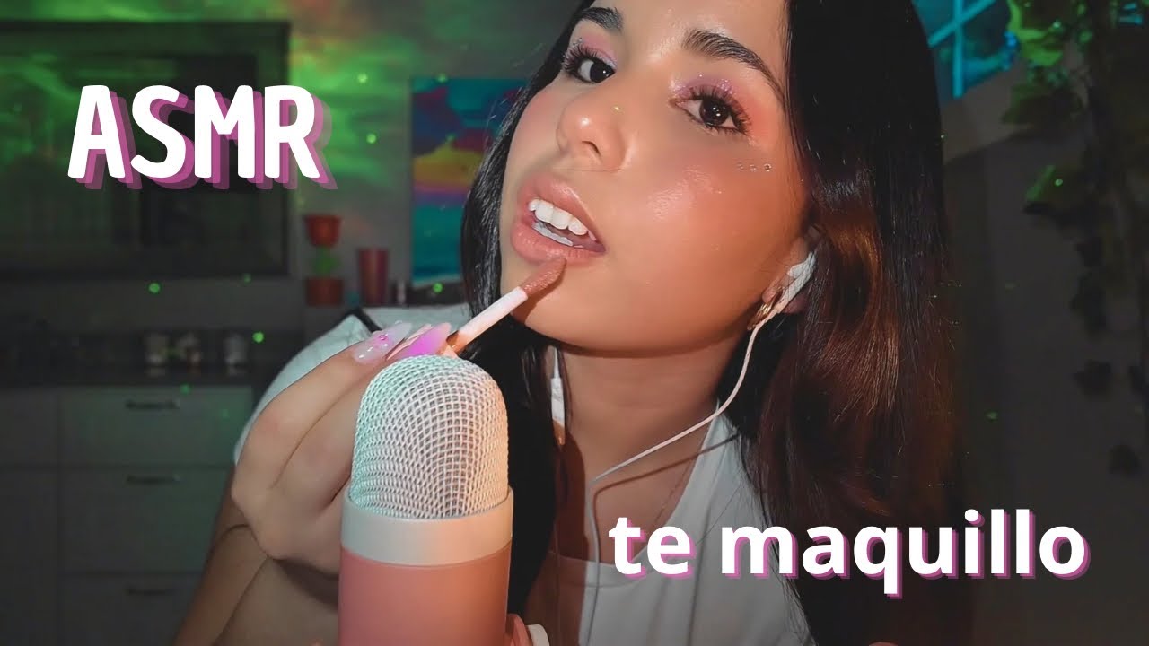 ASMR TE MAQUILLO PARA UNA CITA // ROLEPLAY