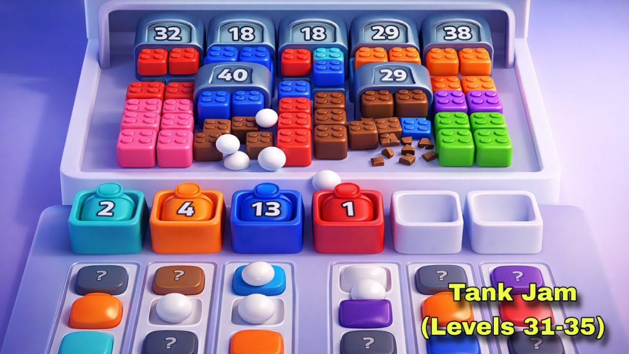 Tank Jam - All Levels Gameplay Pop Pi (Levels 31-35)