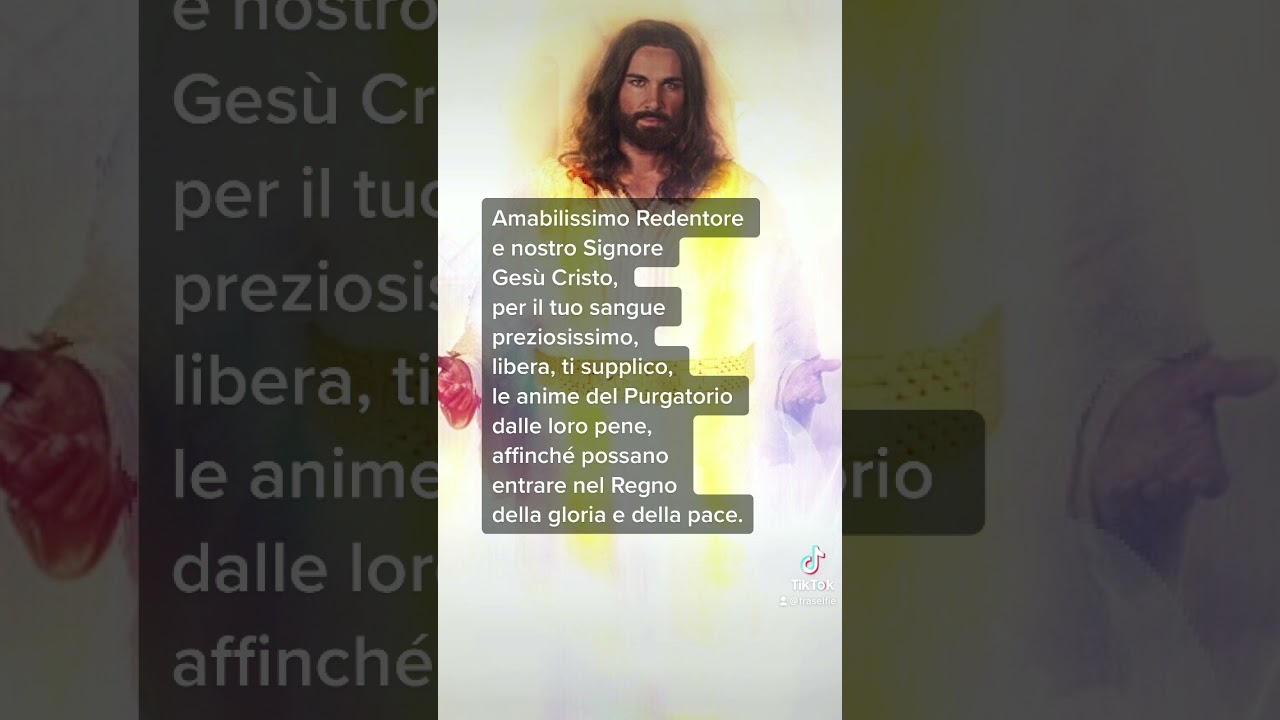 Preghiera per le anime del Purgatorio e per i defunti #fraselfie #chiesacattolica #purgatorio