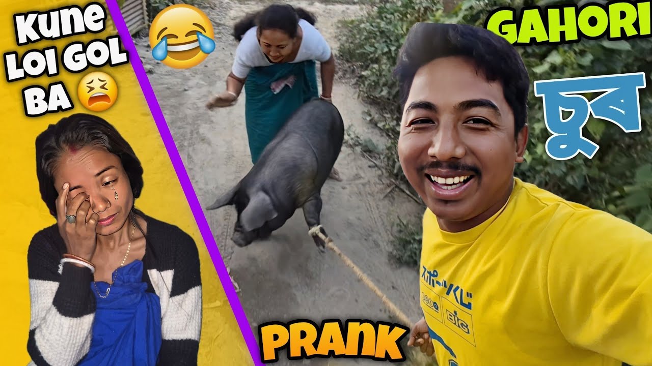 Prank On Wife || 😂 Gahori Sur Prank Korilu, 😁😅 Kandi Dile 🙄 @AjayBoro28 